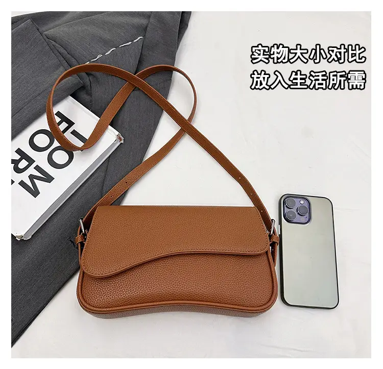 Elegant White French Texture Shoulder Bag — feature 7