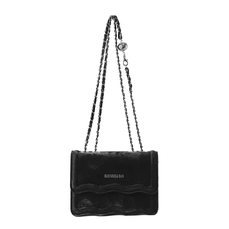 Light Blue Chain Shoulder Bag for Women 2024 Spring Summer - Image 9