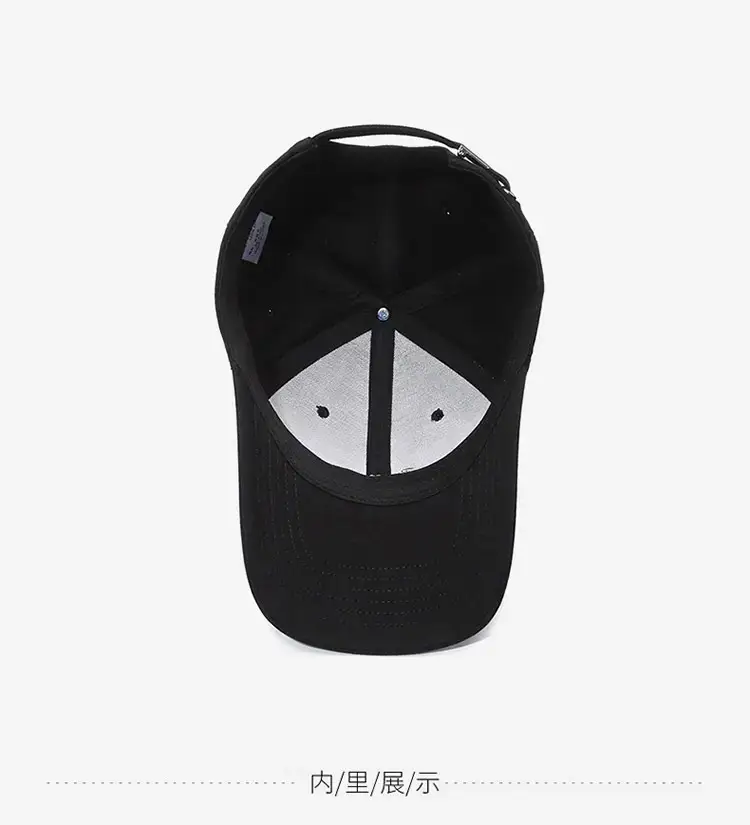 New Fashion Letter Embroidered Men's Cap Black — feature 13