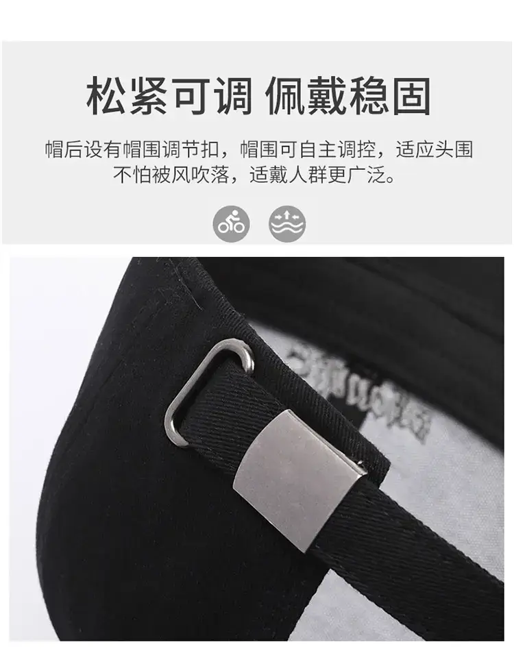 New Fashion Letter Embroidered Men's Cap Black — feature 4