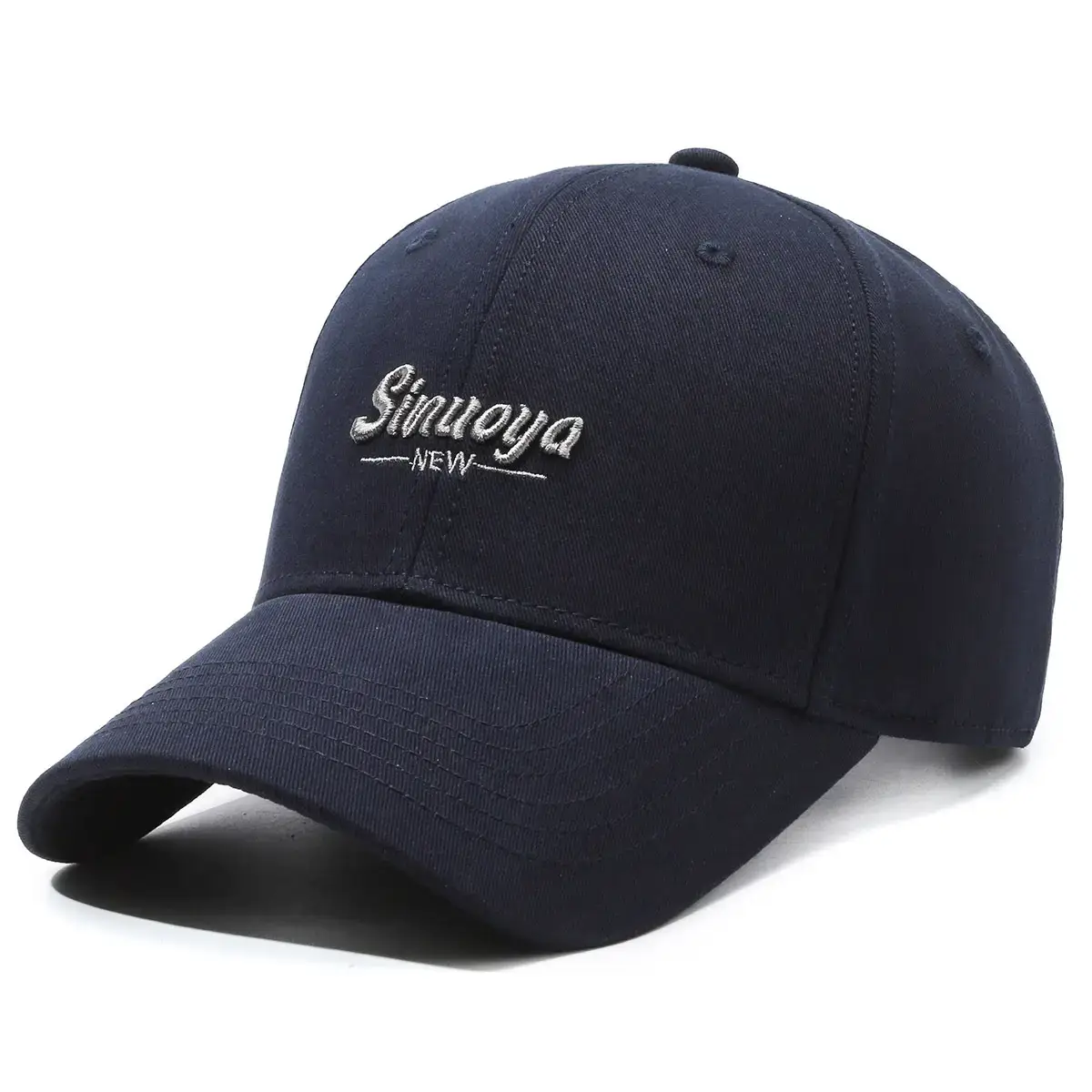 New Fashion Letter Embroidered Men's Cap Black - Image 2