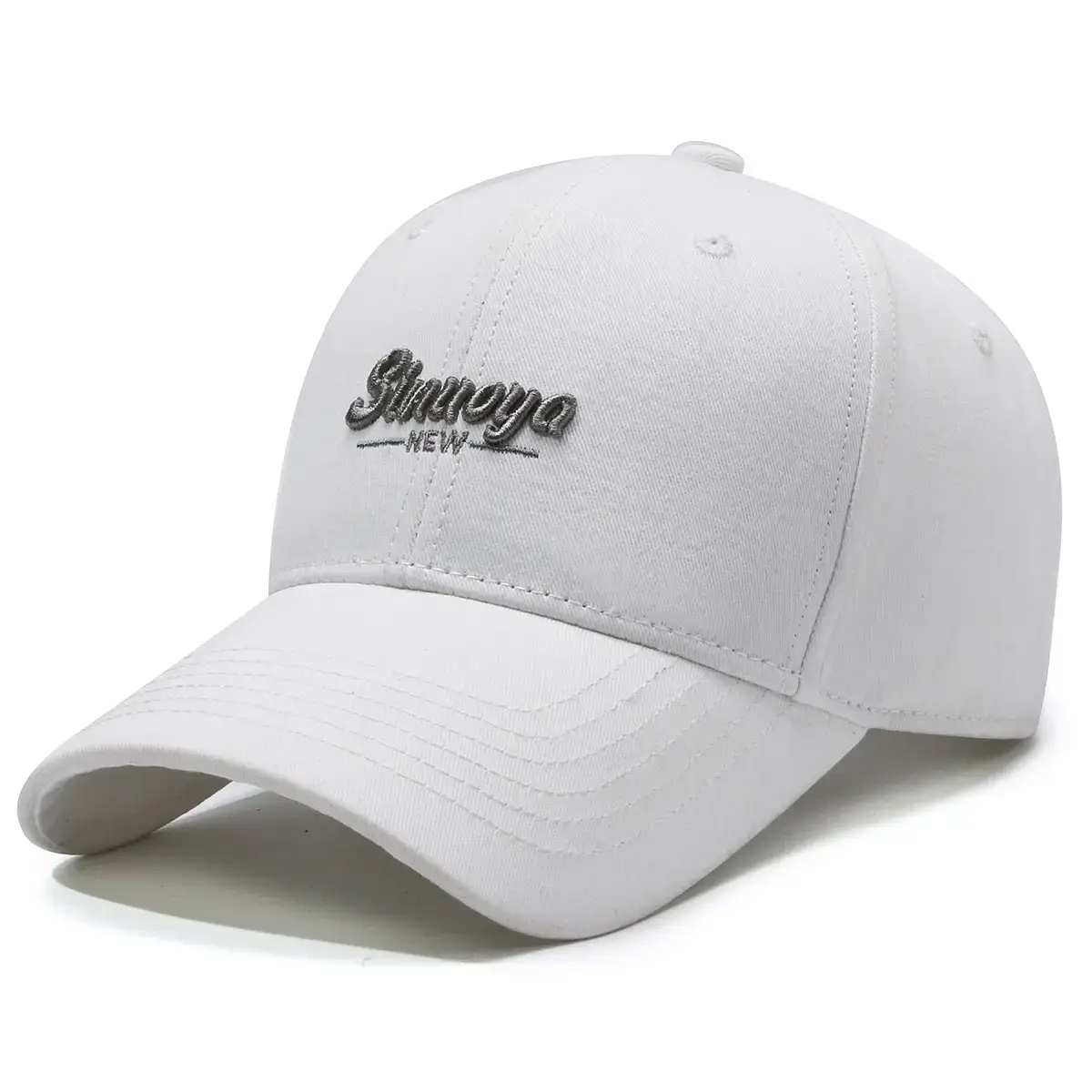 New Fashion Letter Embroidered Men's Cap Black - Image 3