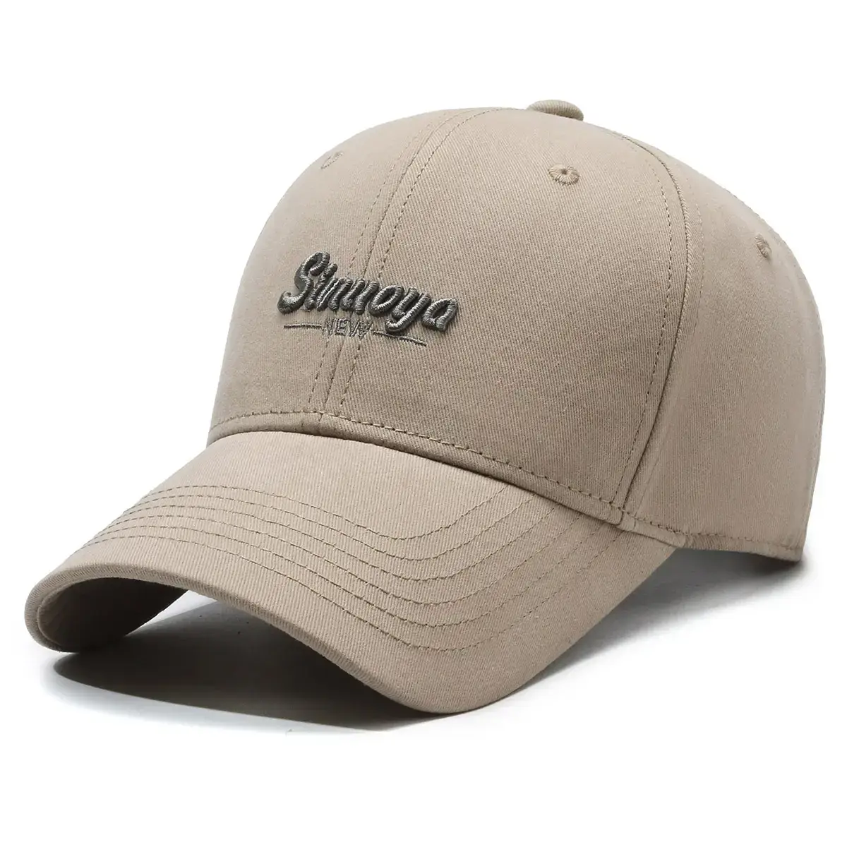 New Fashion Letter Embroidered Men's Cap Black - Image 5
