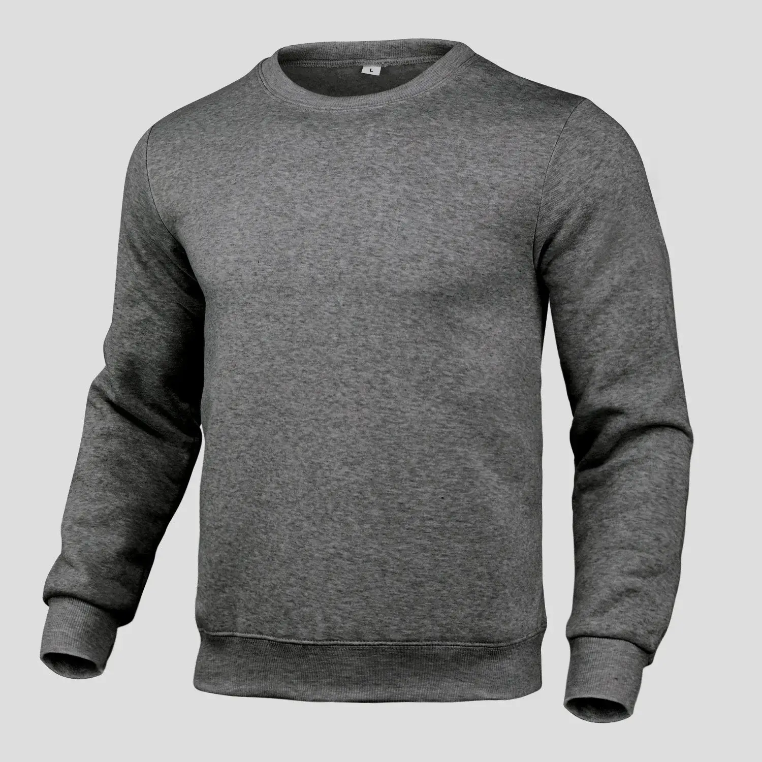 Men's Red Long Sleeve Pullover Sweater — feature 12
