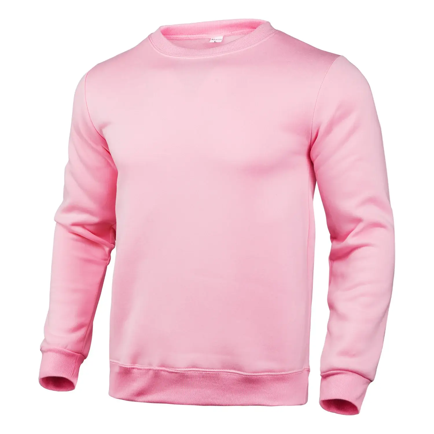 Men's Red Long Sleeve Pullover Sweater — feature 7