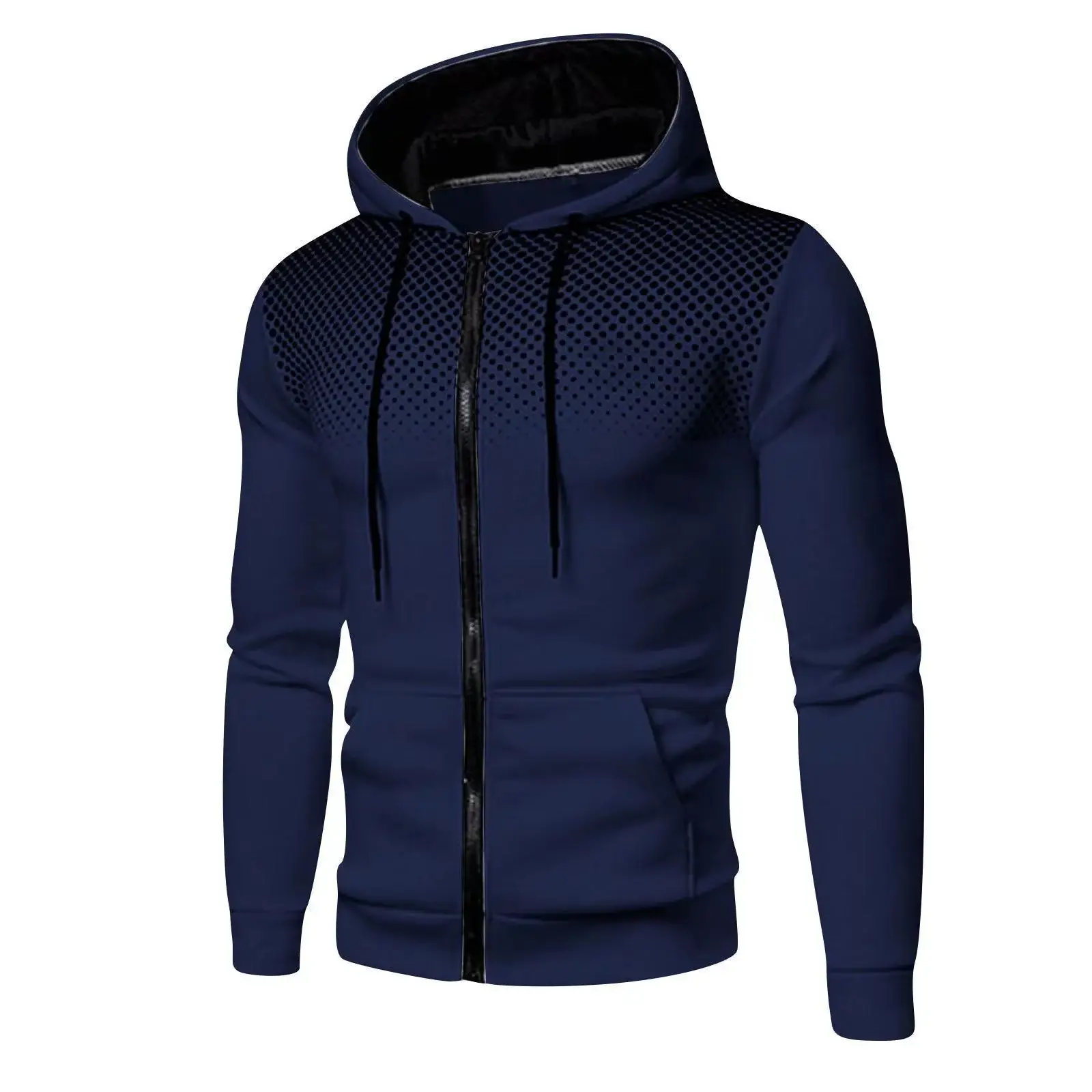 Red Mesh Hoodie for Men, Casual Style, Winter — feature 3