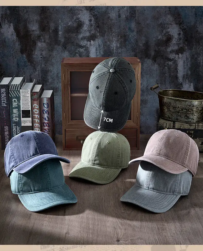 2025 Spring Cap Men Soft Top Baseball Cap Washable — feature 11