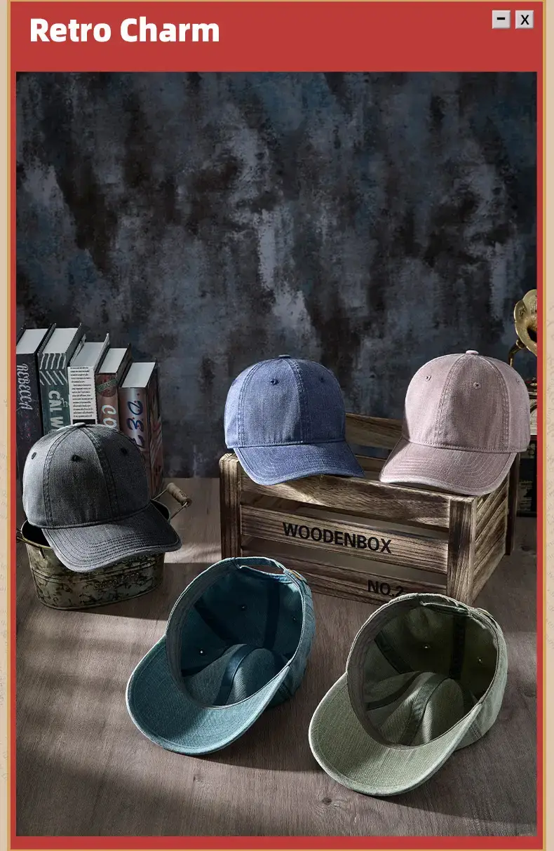 2025 Spring Cap Men Soft Top Baseball Cap Washable — feature 9