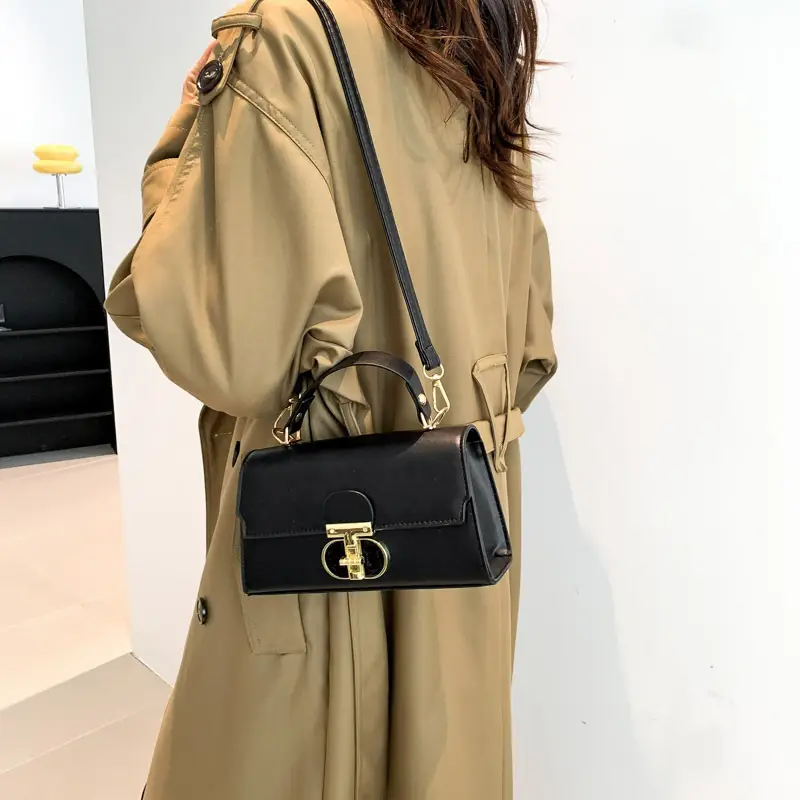 Light Blue PU Leather Shoulder Crossbody Bag for Women - Image 9