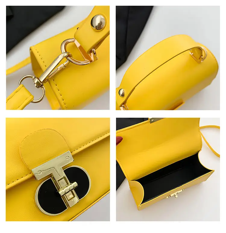 Light Blue PU Leather Shoulder Crossbody Bag for Women — feature 6