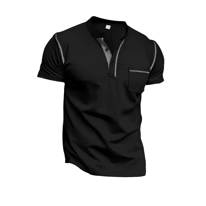 Men's White Short Sleeve Polo T-Shirt Quick Dry Casual — feature 18