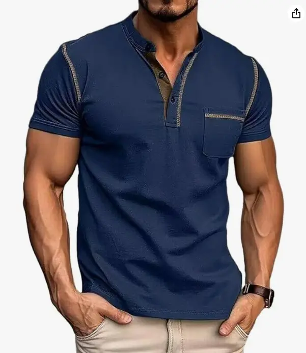 Men's White Short Sleeve Polo T-Shirt Quick Dry Casual - Image 8
