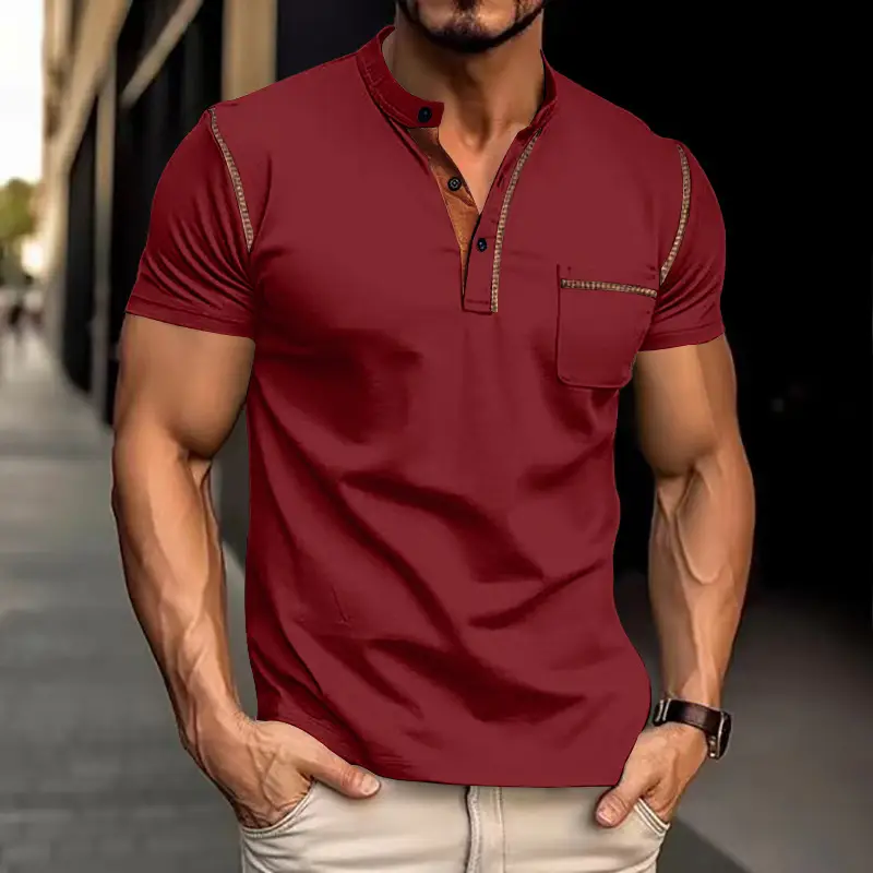 Men's White Short Sleeve Polo T-Shirt Quick Dry Casual - Image 6