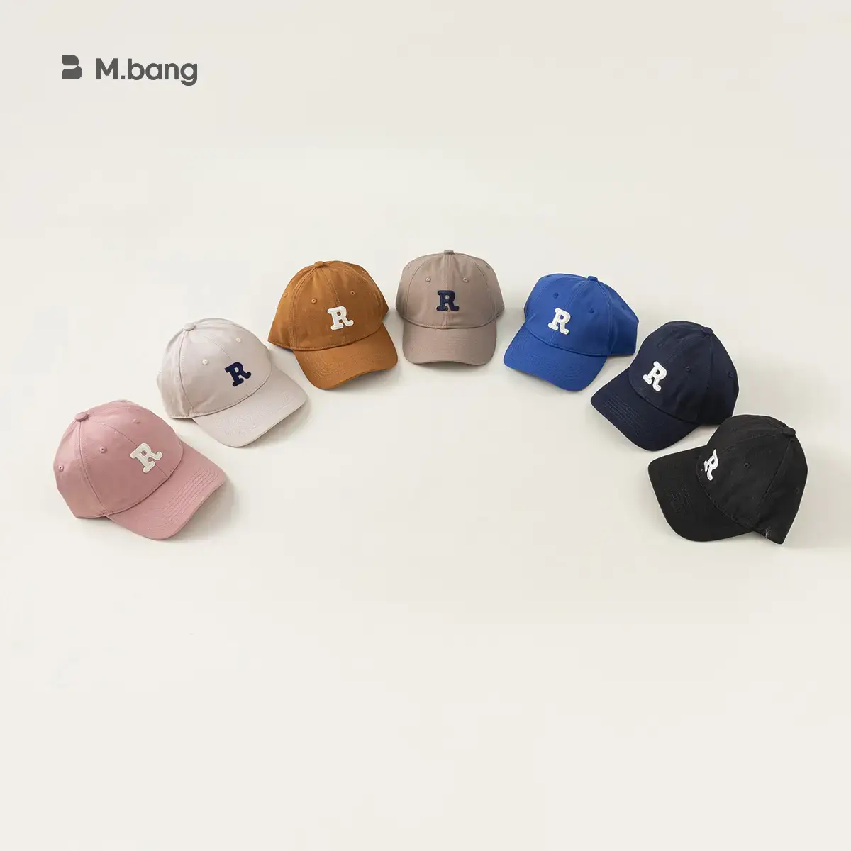 Mibang Boys Girls Baseball Cap with R Logo