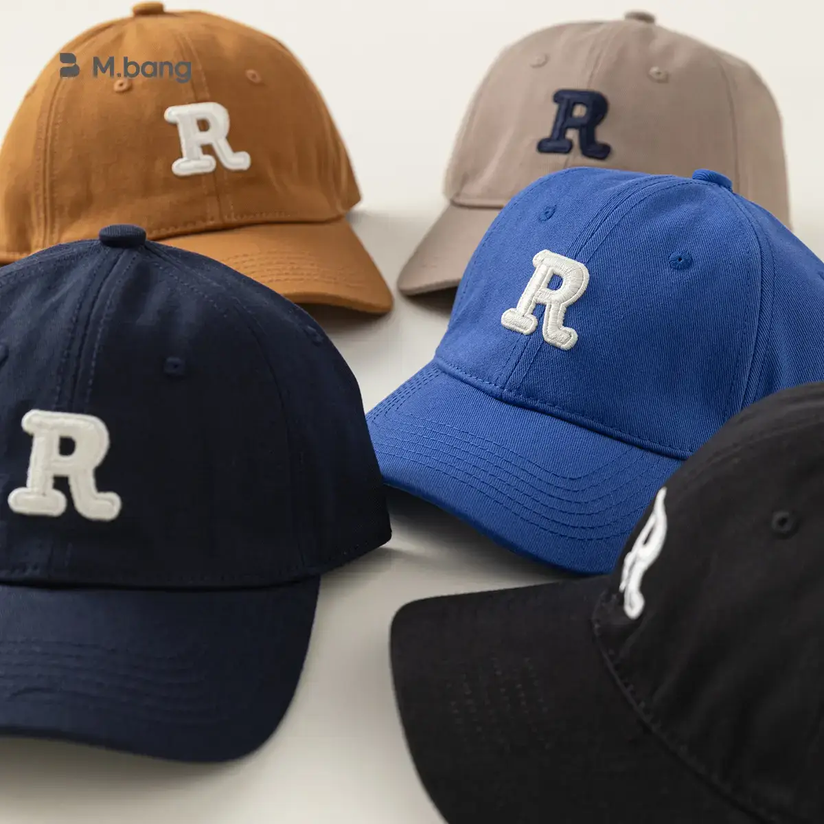 Mibang Boys Girls Baseball Cap with R Logo