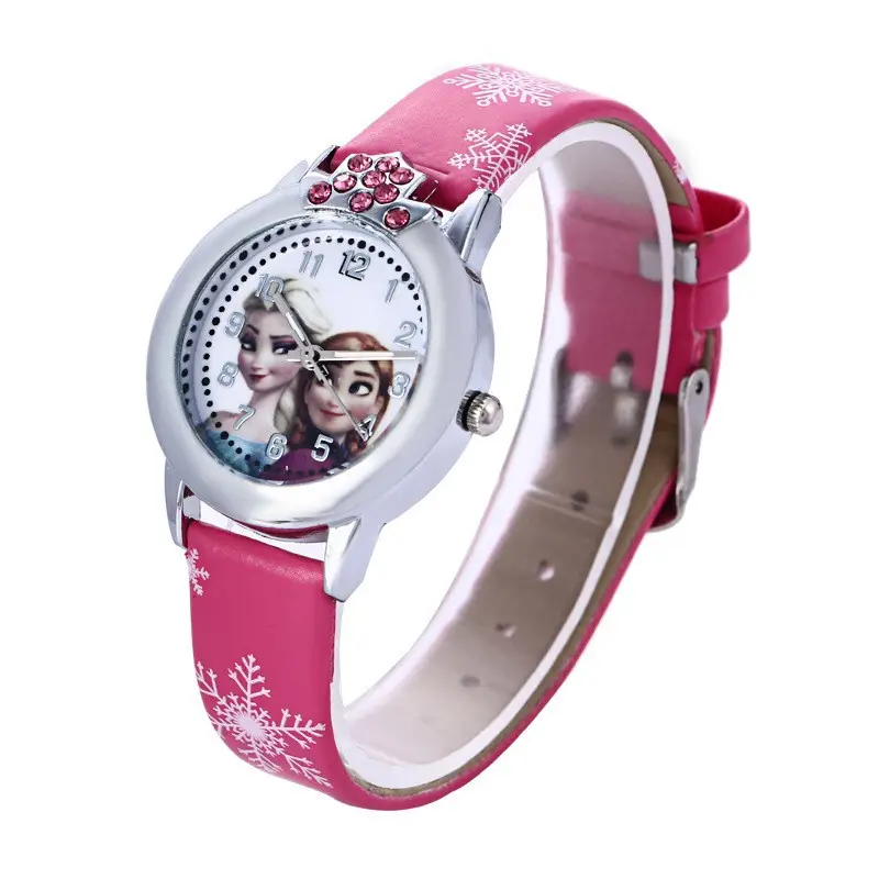 Frozen Cartoon Women's Digital Watch Black Belt Quartz — feature 7