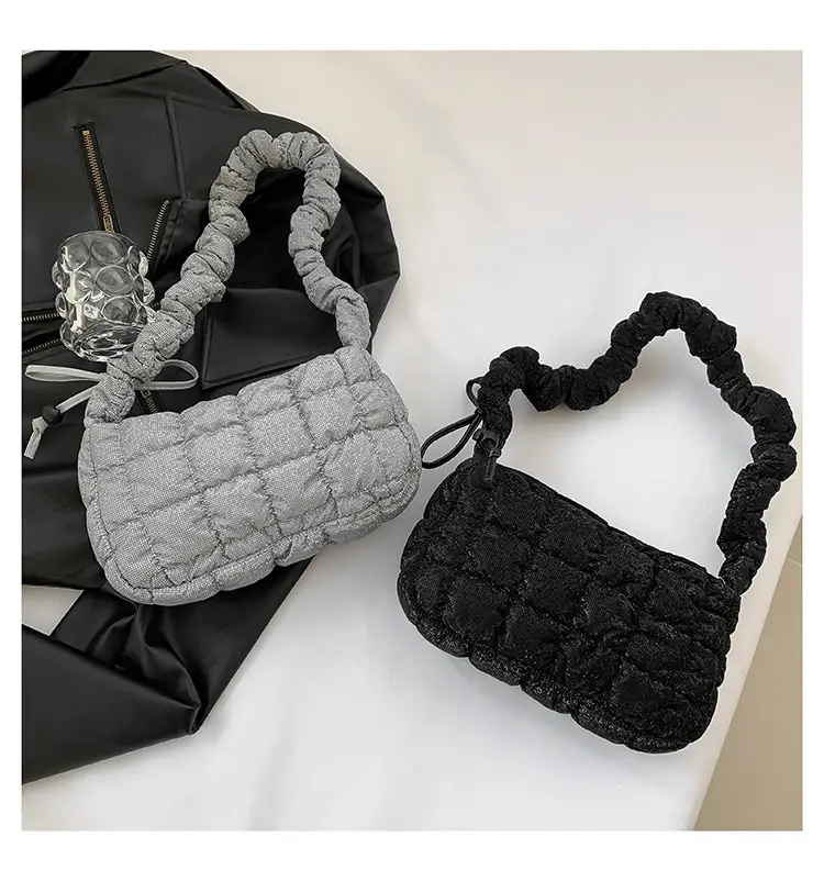2024 Trendy Pleated Handbag with Crossbody Strap — feature 20