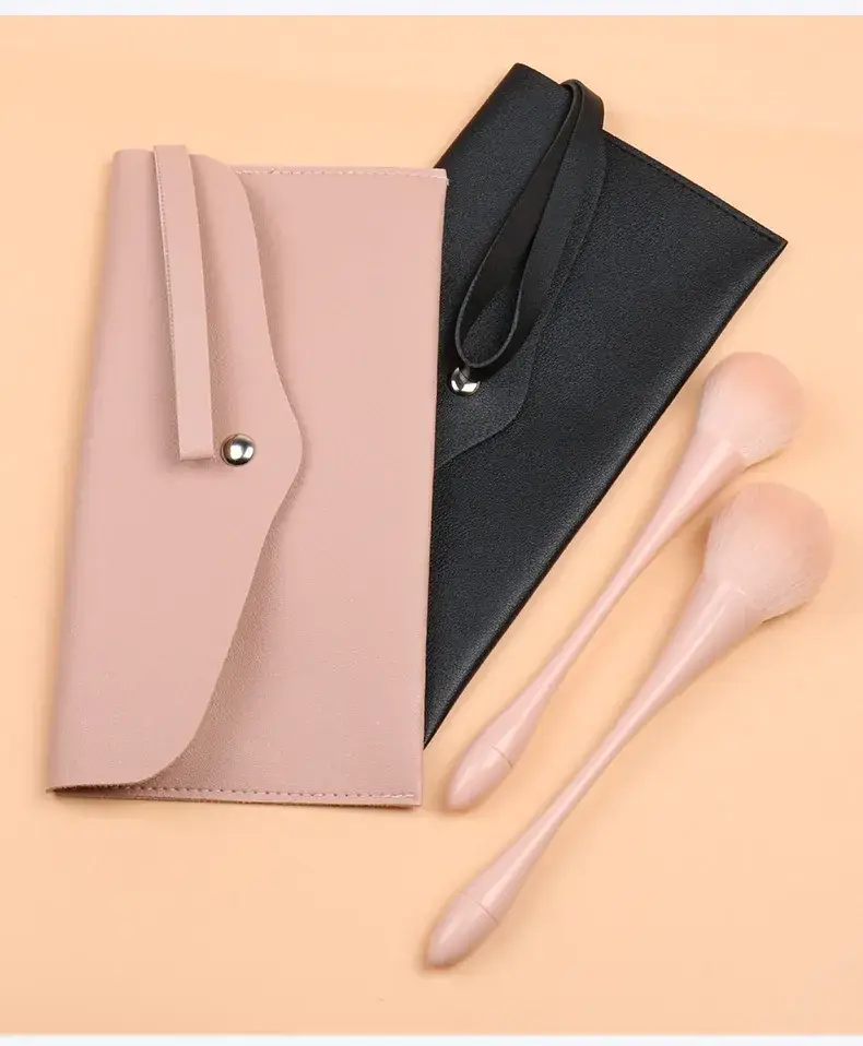 PU Cosmetic Brush Storage Bag with 5 Brushes — feature 10
