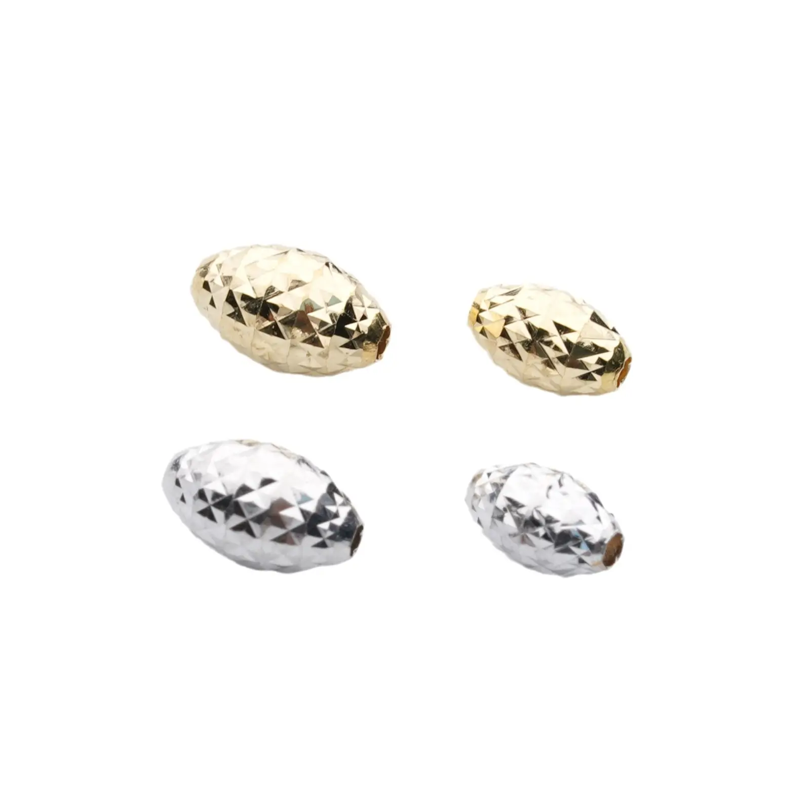 18K Gold Pineapple Beads Gold Accessories Au750 - Image 7