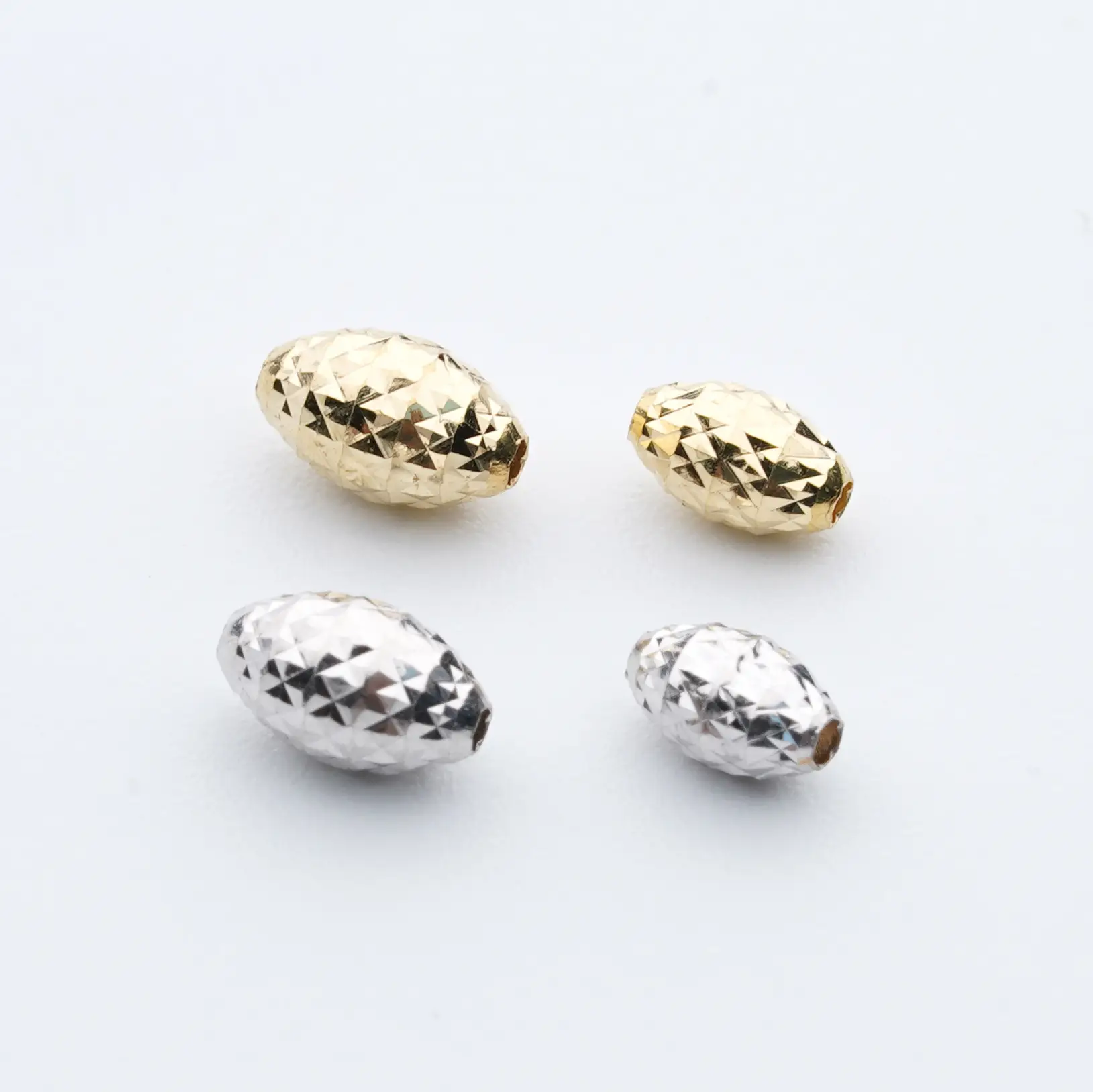 18K Gold Pineapple Beads Gold Accessories Au750 — feature 2