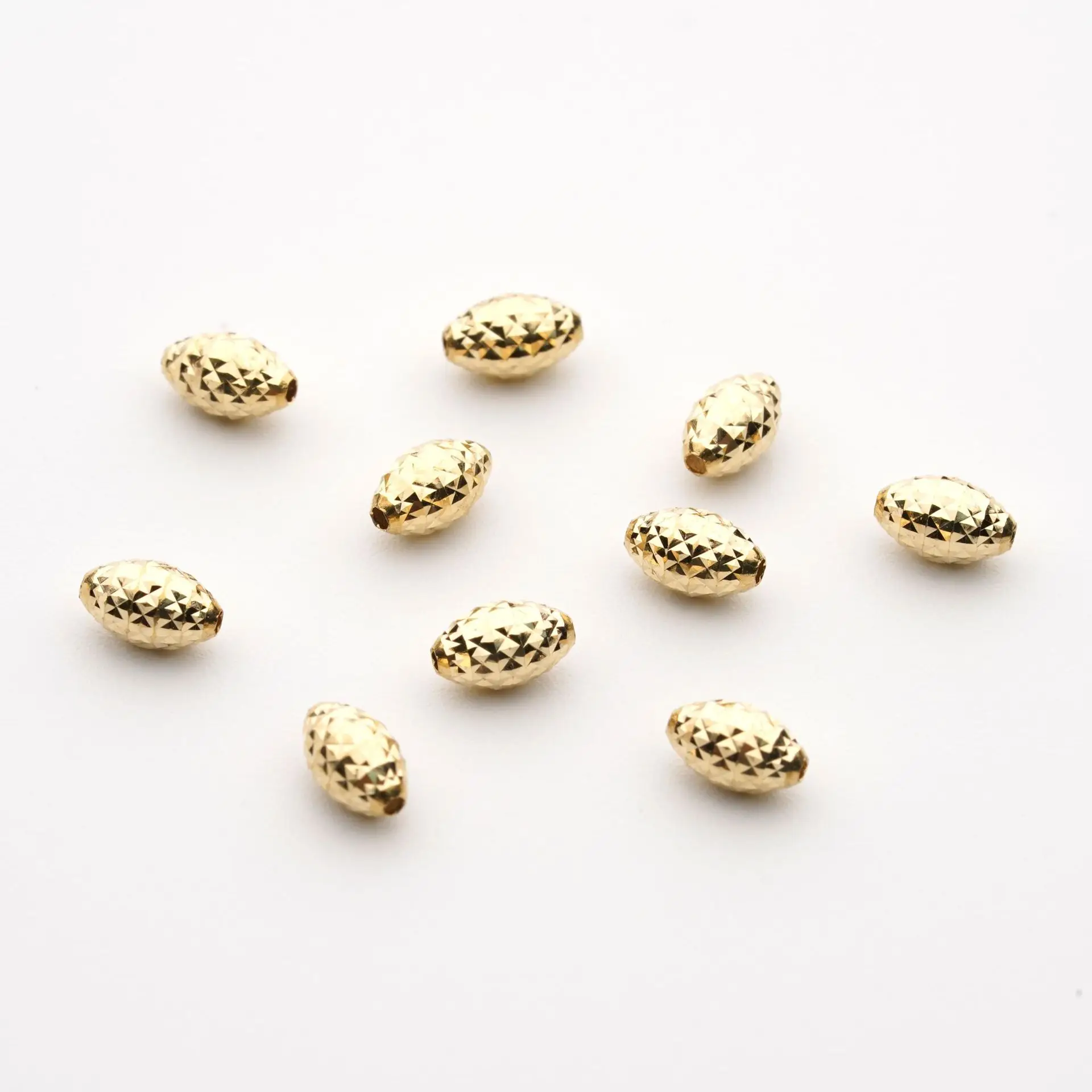 18K Gold Pineapple Beads Gold Accessories Au750 — feature 5