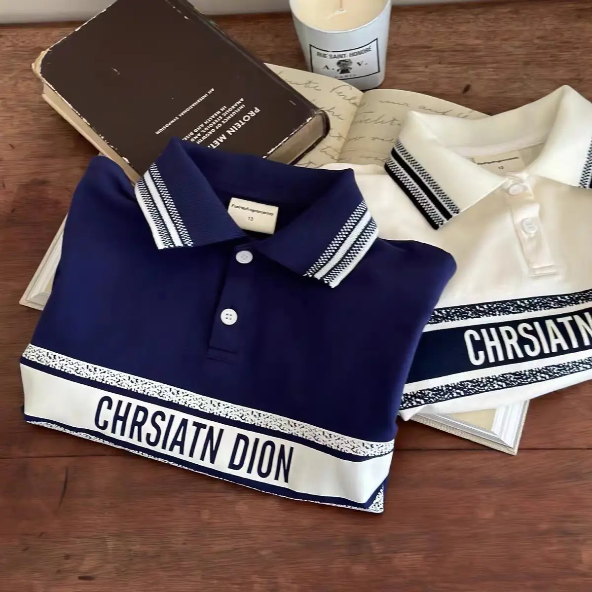Children's Navy Polo Shirt Short Sleeve 2025 Summer - Image 4