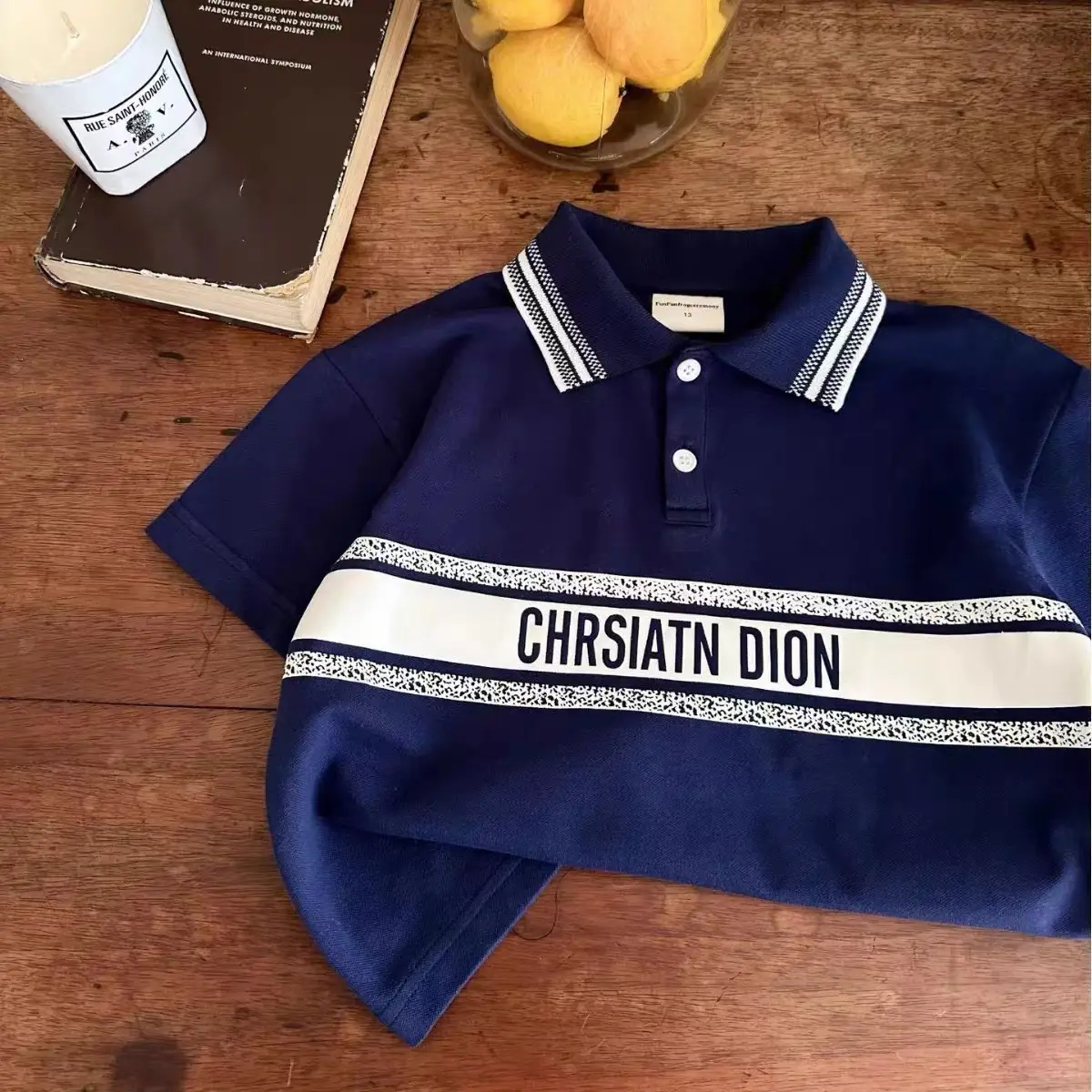 Children's Navy Polo Shirt Short Sleeve 2025 Summer - Image 5
