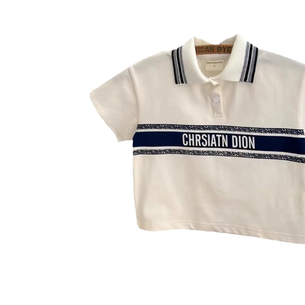 Children's Navy Polo Shirt Short Sleeve 2025 Summer - Image 7
