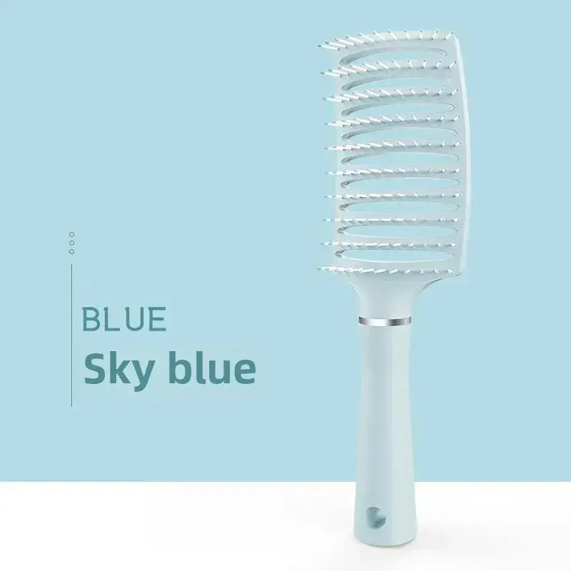 Curved Hair Brush for Women Long Hair Massaging Comb - Image 2