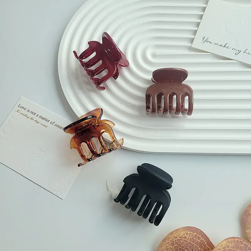 Small Hair Claw Clip for Ponytail & Hairpin — feature 3