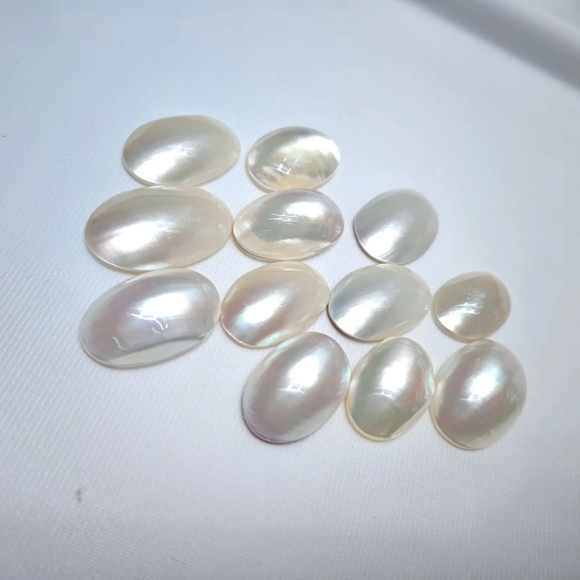 Oval Cut Pearl Beads for DIY Jewelry Decor - Image 2