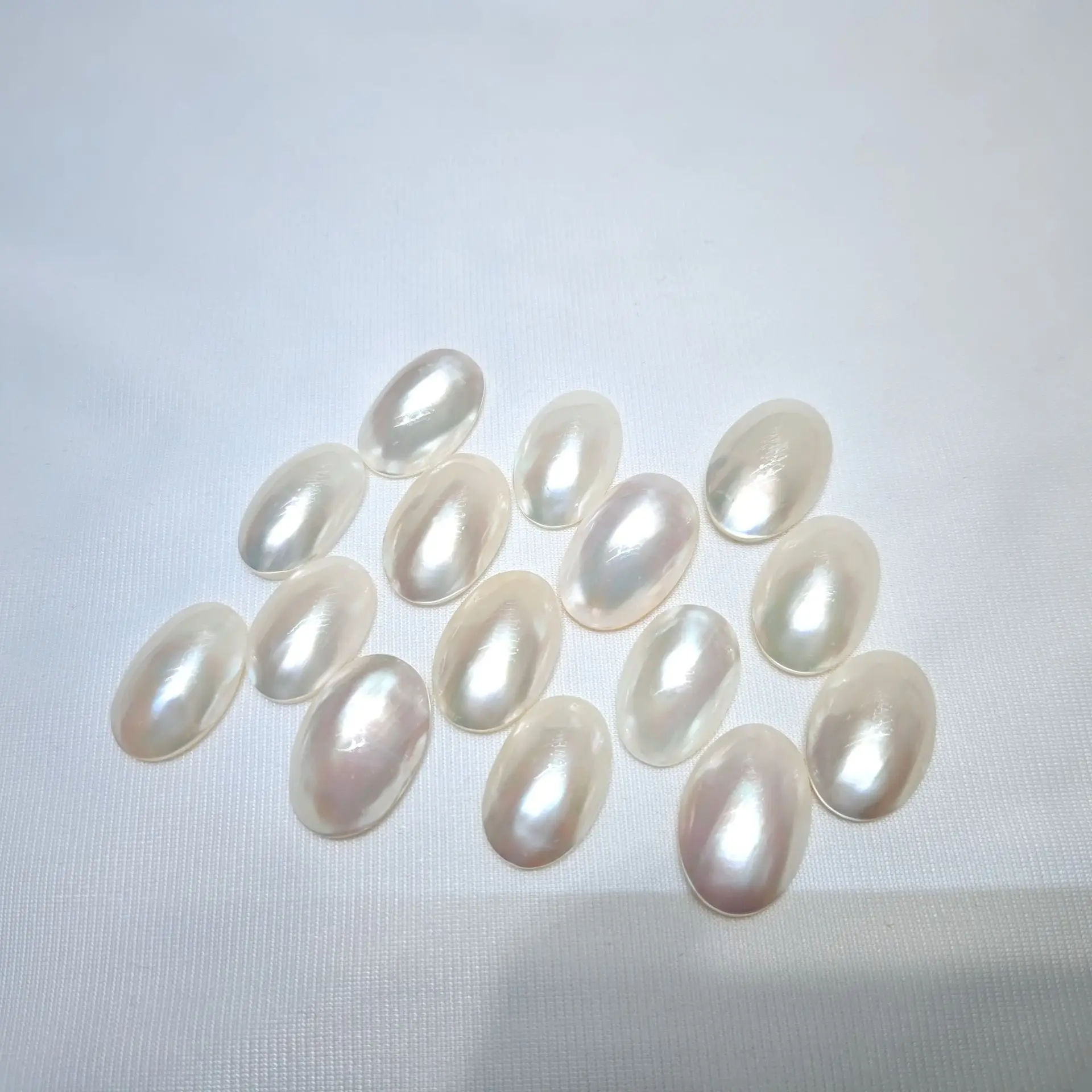 Oval Cut Pearl Beads for DIY Jewelry Decor - Image 3