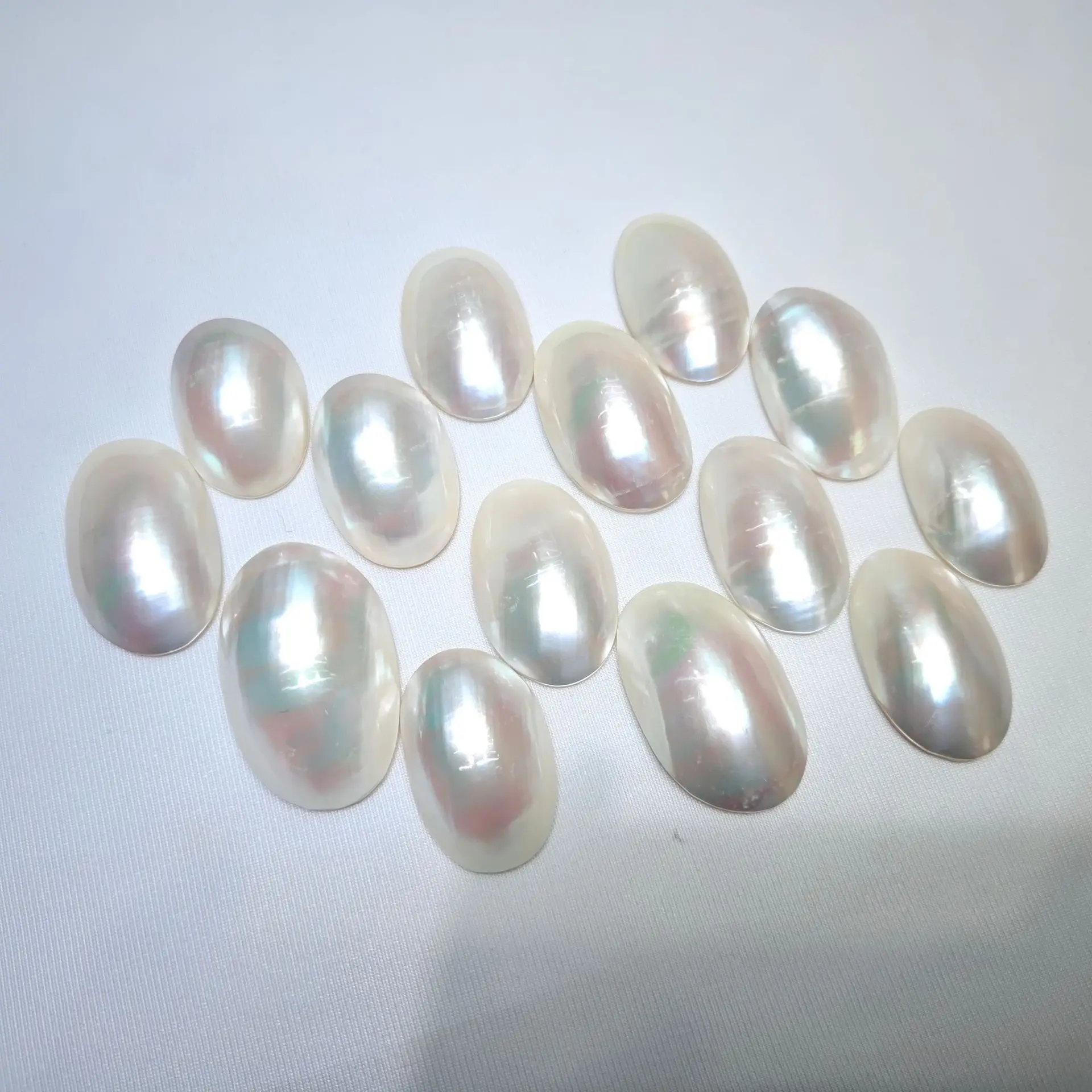 Oval Cut Pearl Beads for DIY Jewelry Decor - Image 4