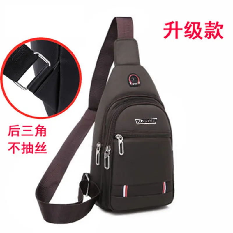 Men Waterproof Casual Shoulder Bag with Earphone Hole - Image 7