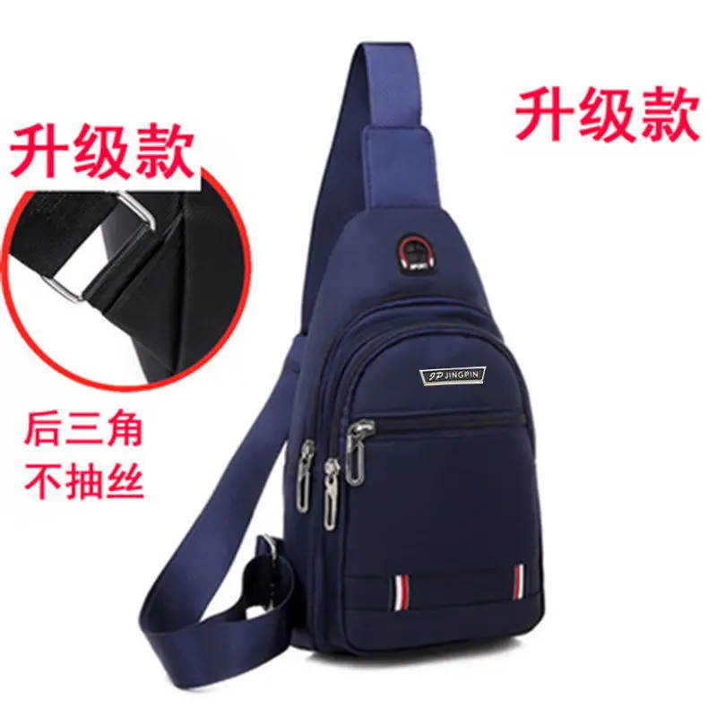 Men Waterproof Casual Shoulder Bag with Earphone Hole - Image 8