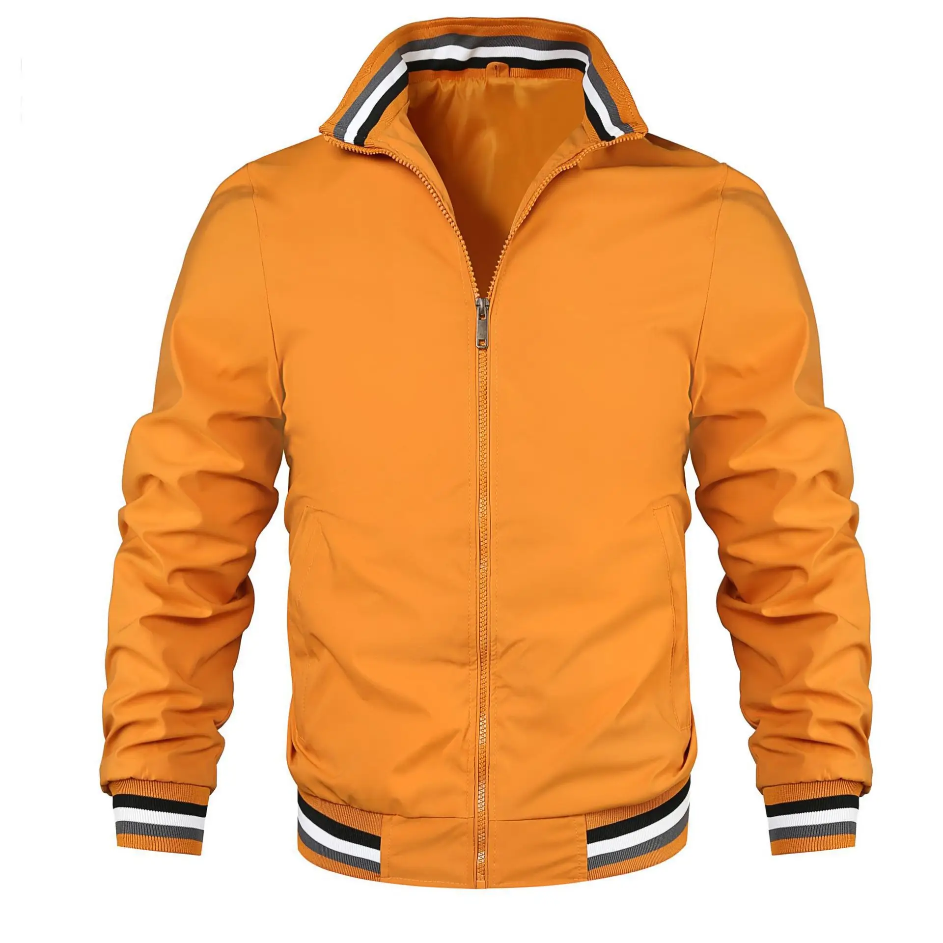 Men's 2023 Olive Green Cardigan Jacket with Hood - Image 10