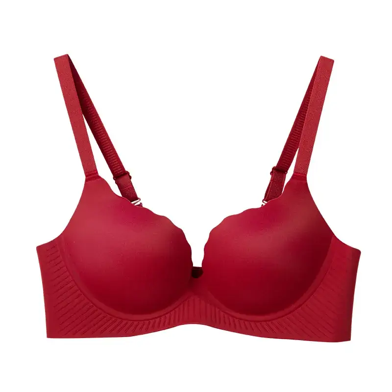 Women's Large Seamless Push Up Bra Black - Image 10