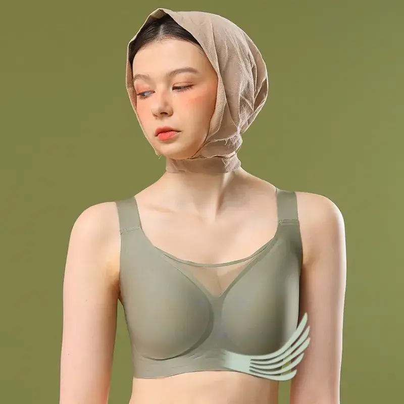 Black Jelly Full Cup Soft Supportive Sports Bra for Women