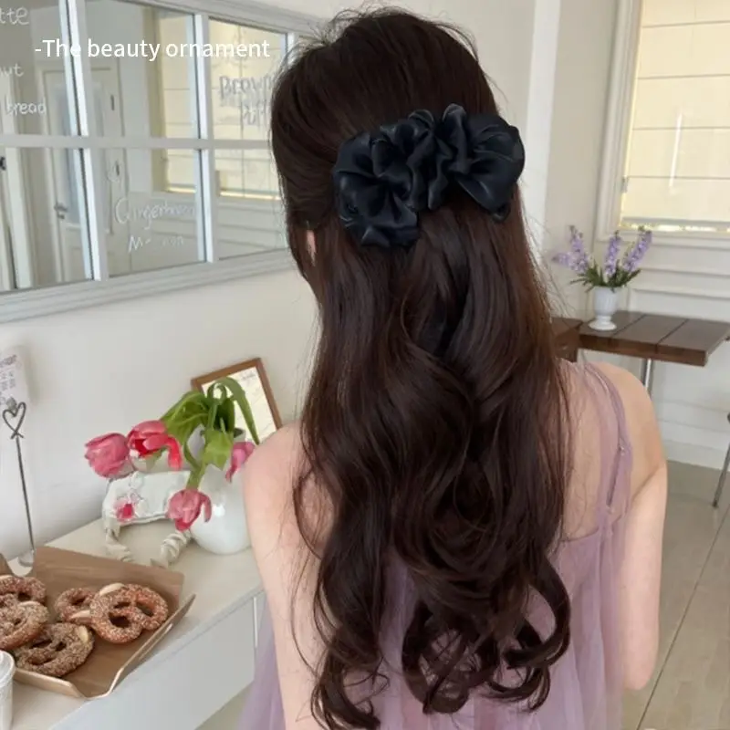 Leopard Print Cloud Bubble Hairpin for Women