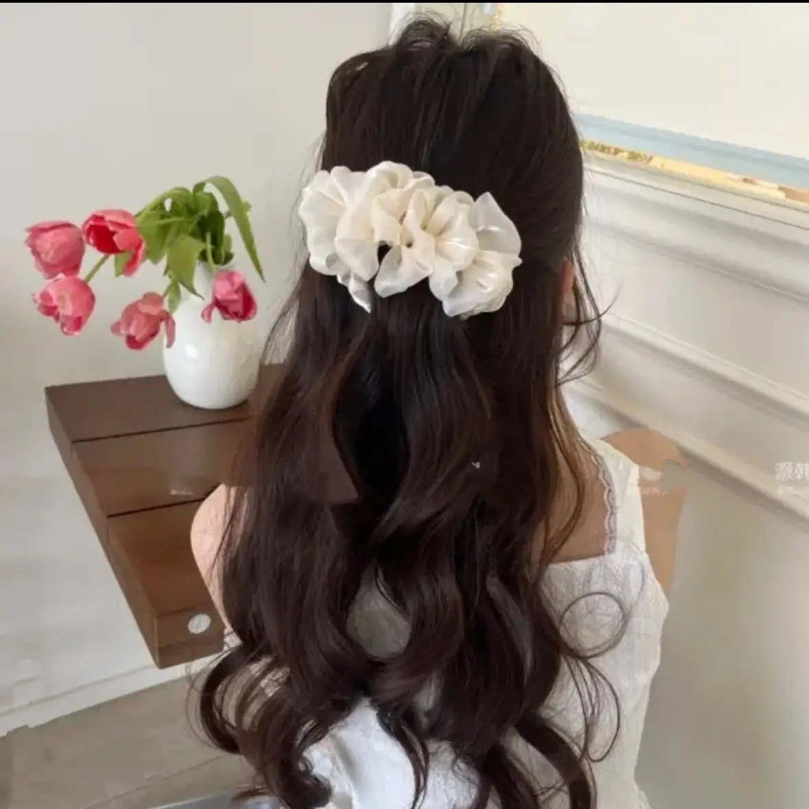 Leopard Print Cloud Bubble Hairpin for Women