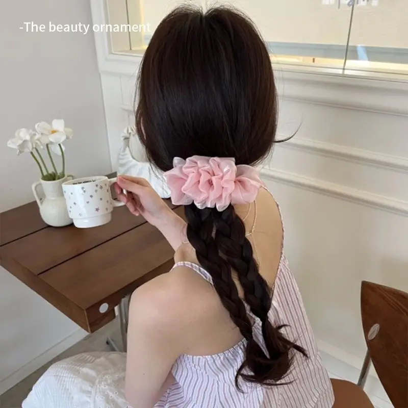 Leopard Print Cloud Bubble Hairpin for Women
