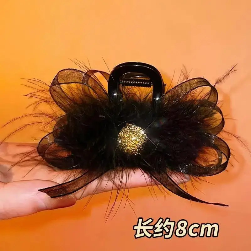 Leopard Print Cloud Bubble Hairpin for Women