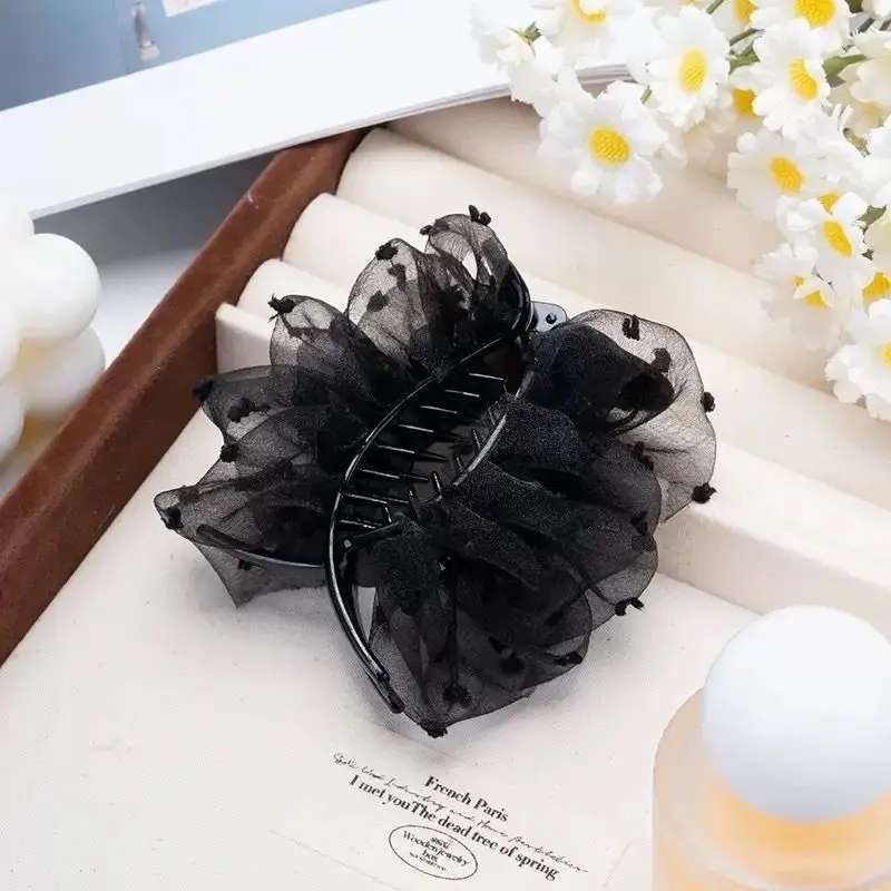 Leopard Print Cloud Bubble Hairpin for Women