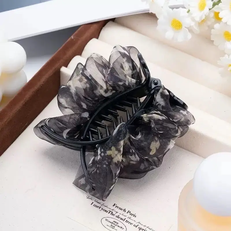 Leopard Print Cloud Bubble Hairpin for Women