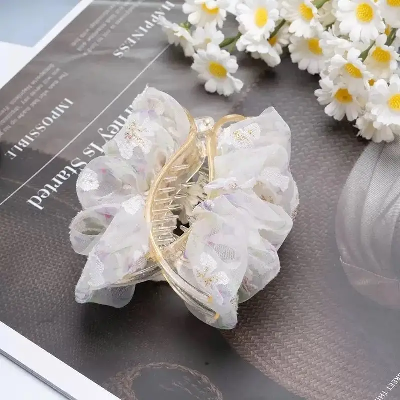 Leopard Print Cloud Bubble Hairpin for Women