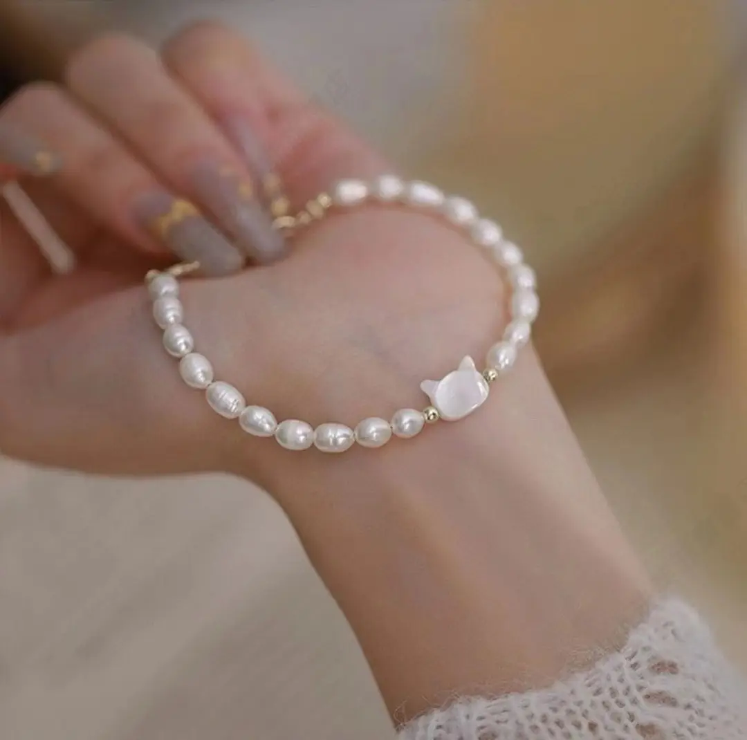 S925 Silver Pearl Bracelet Full Body Natural Real — feature 18