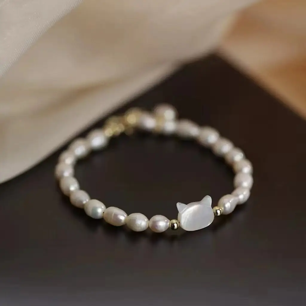S925 Silver Pearl Bracelet Full Body Natural Real — feature 19