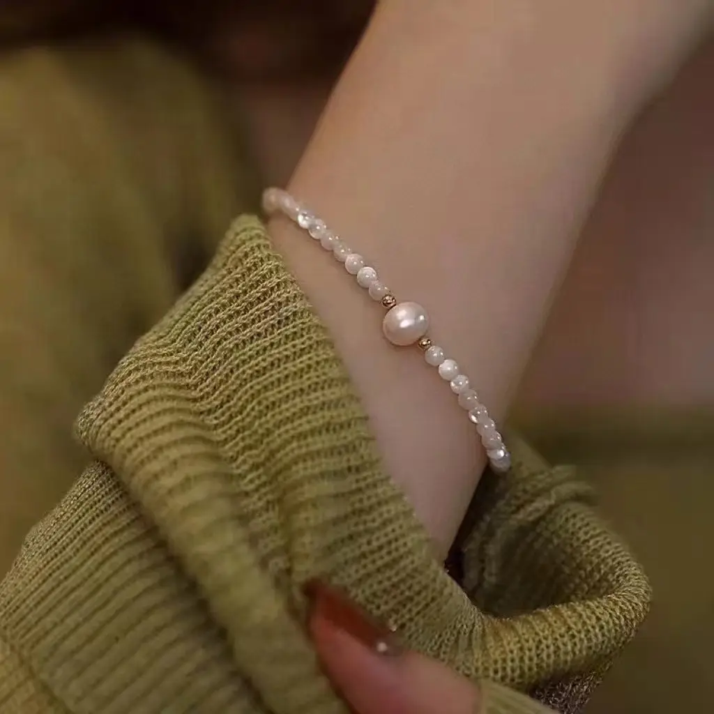 S925 Silver Pearl Bracelet Full Body Natural Real — feature 30