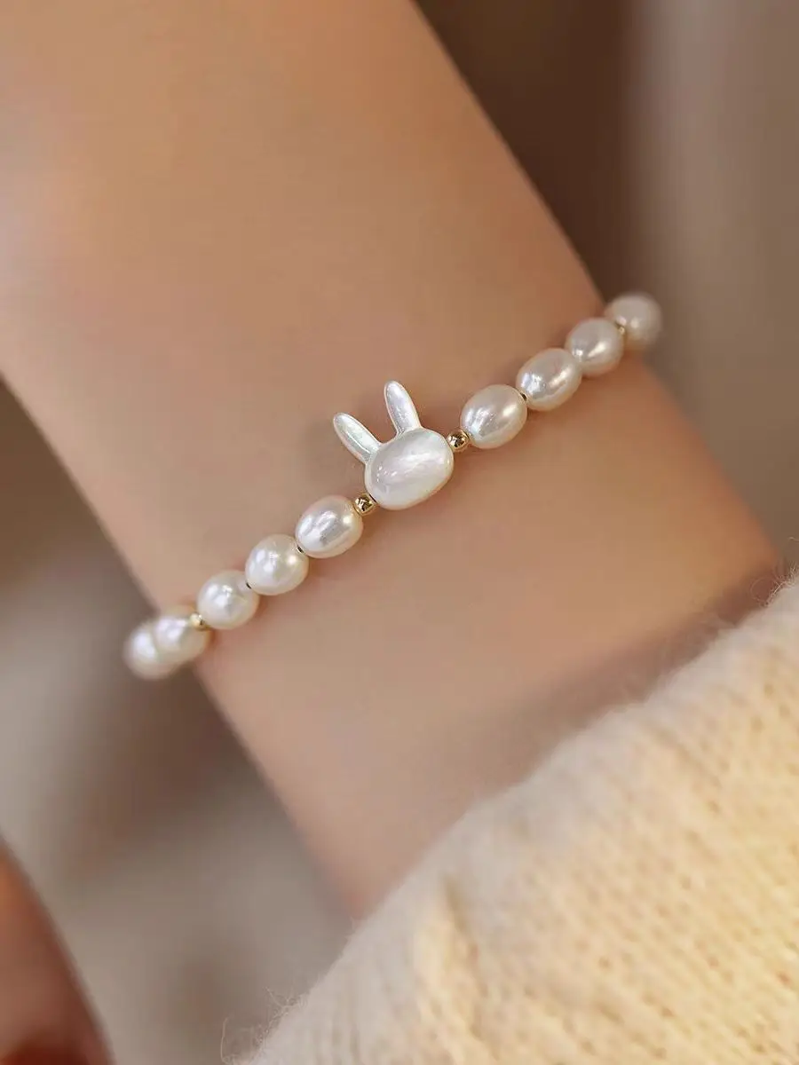 S925 Silver Pearl Bracelet Full Body Natural Real — feature 5