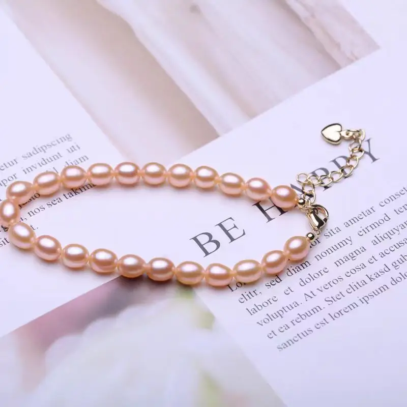 S925 Silver Pearl Bracelet Full Body Natural Real - Image 8